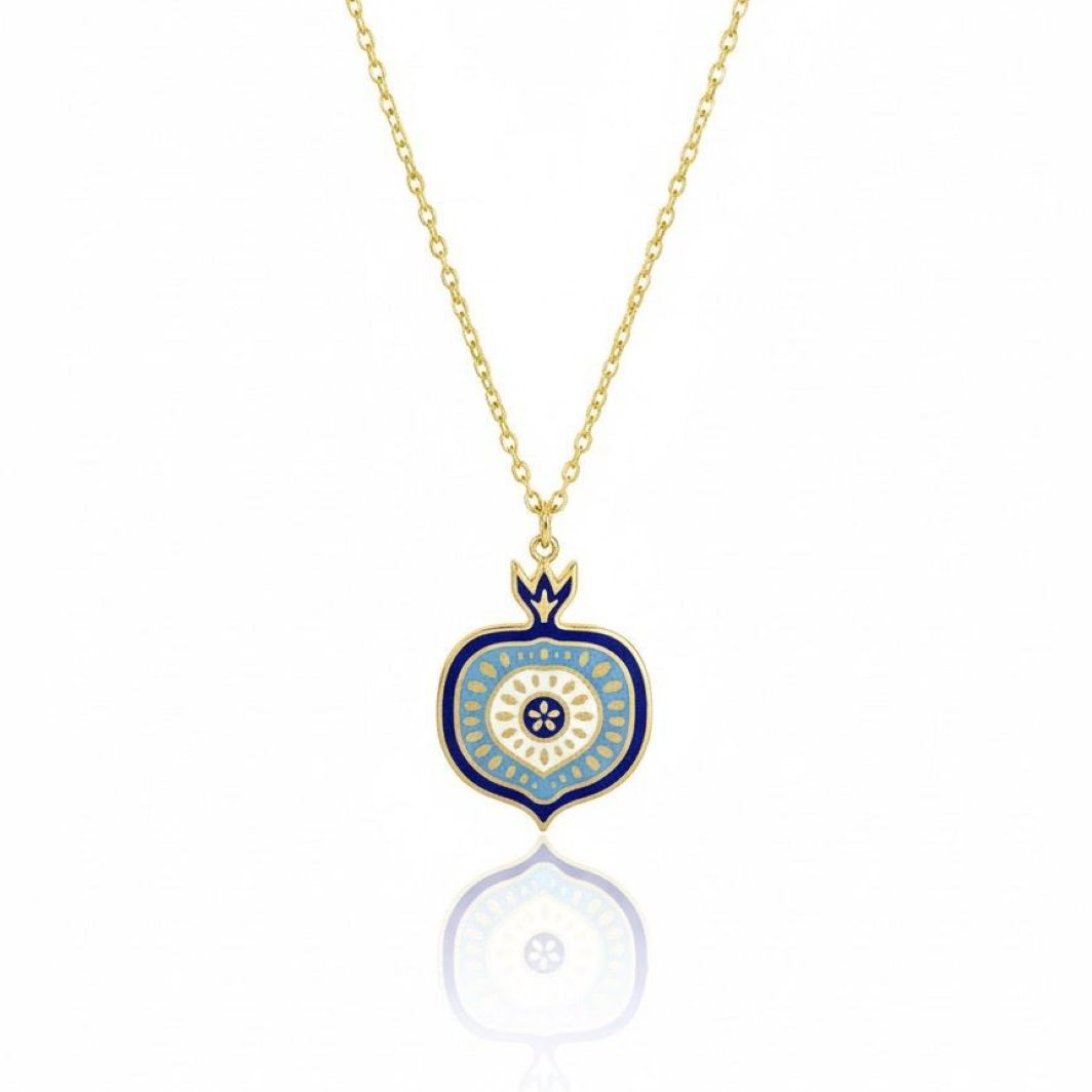 The Pomegranate Enamel Necklace